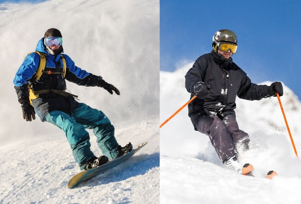 Snowboarding Vs Skiing For Beginners Pros & Cons 2022 XC Skiing
