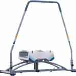 Aeroski Power Pro Home Fitness Machine with Support Frame for Ski-like Exercise