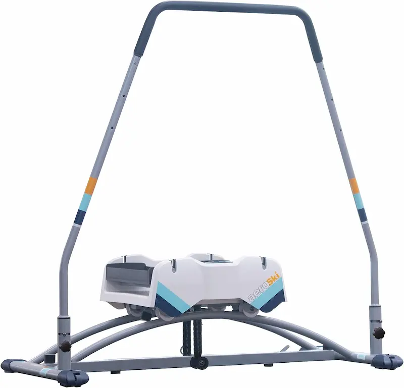 Aeroski Power Pro Home Fitness Machine with Support Frame for Ski-like Exercise